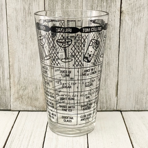 IRVINWARE Vintage Bar Cocktail Mixing Glass Tumbler - Picture 2 of 6